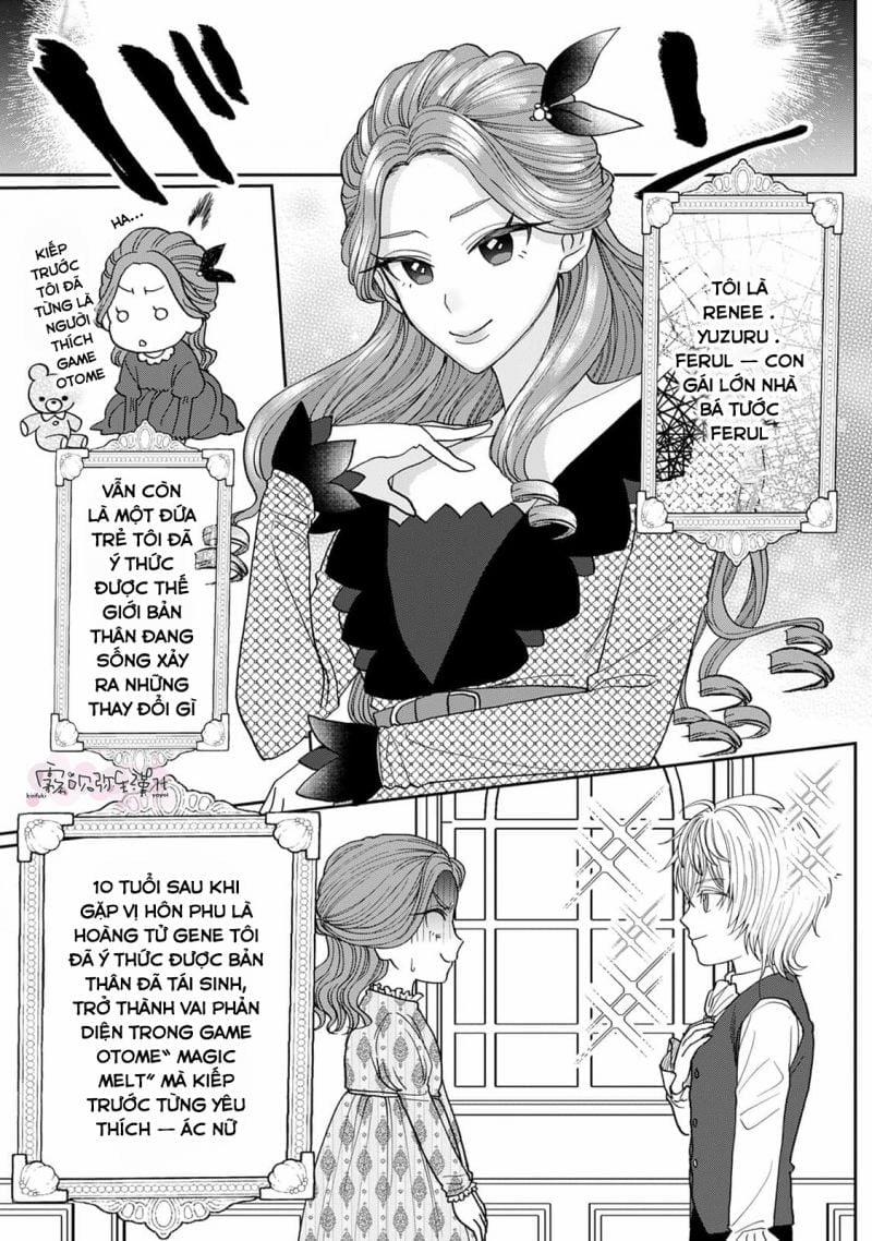 Thân Là Ác Nữ Trong Game Otome Lại Đi Vào Con …g Lược Hoàng Tử, Thấy Rõ Chỉ Là Nhân Vật Phản Diện 1.1 trang 7