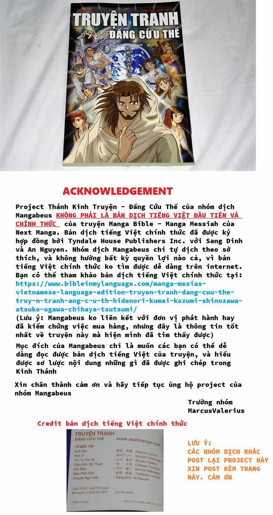 Thánh Kinh Truyện – Đấng Cứu Thế 17 trang 6