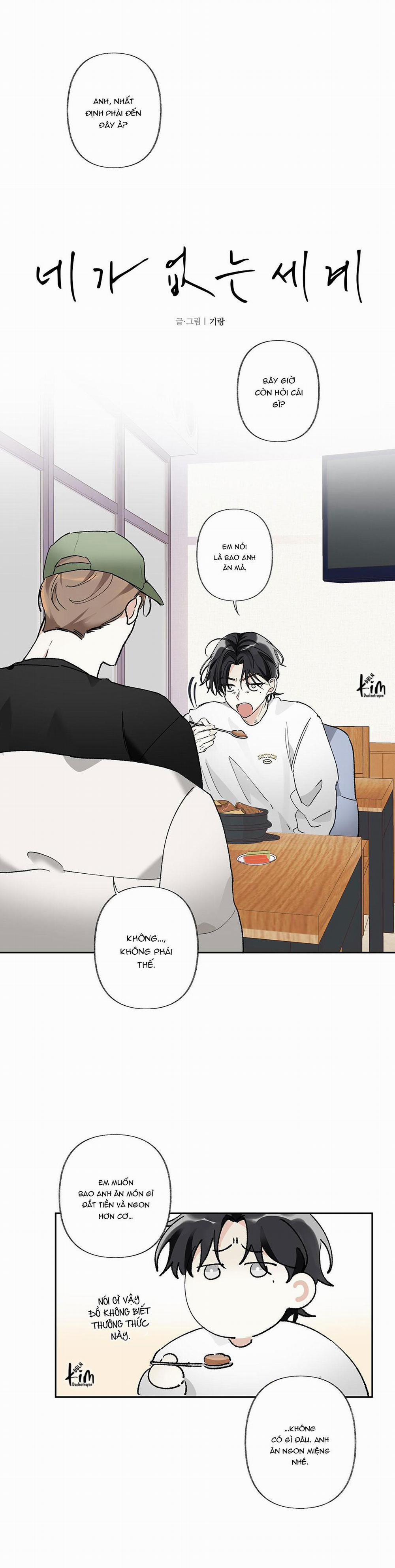 Thế Giới Của Tôi Khi Không Có Em 34 trang 1