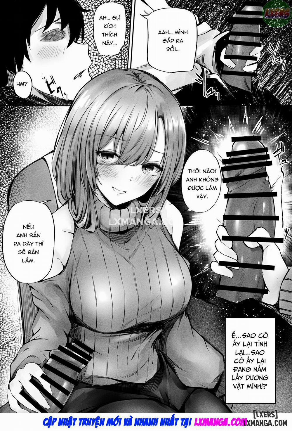 The Lady Next To Me Was Too Lewd I Masturbated And She Secretly Helped Me Out Oneshot trang 13