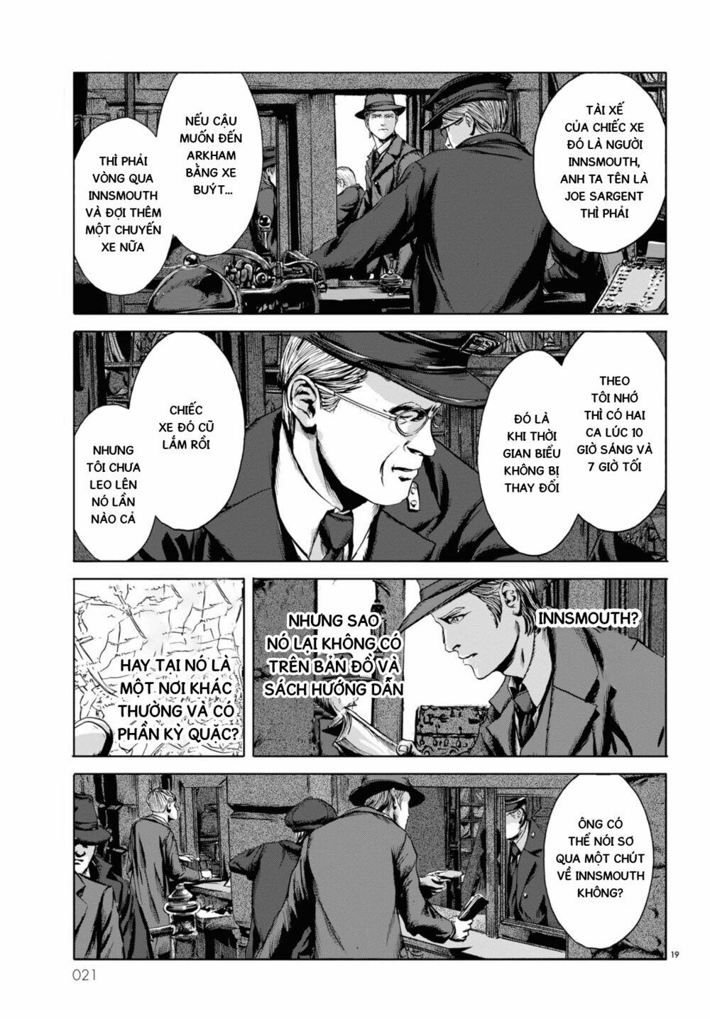 The Shadow Over Innsmouth (Innsmouth No Kage) 1 trang 17