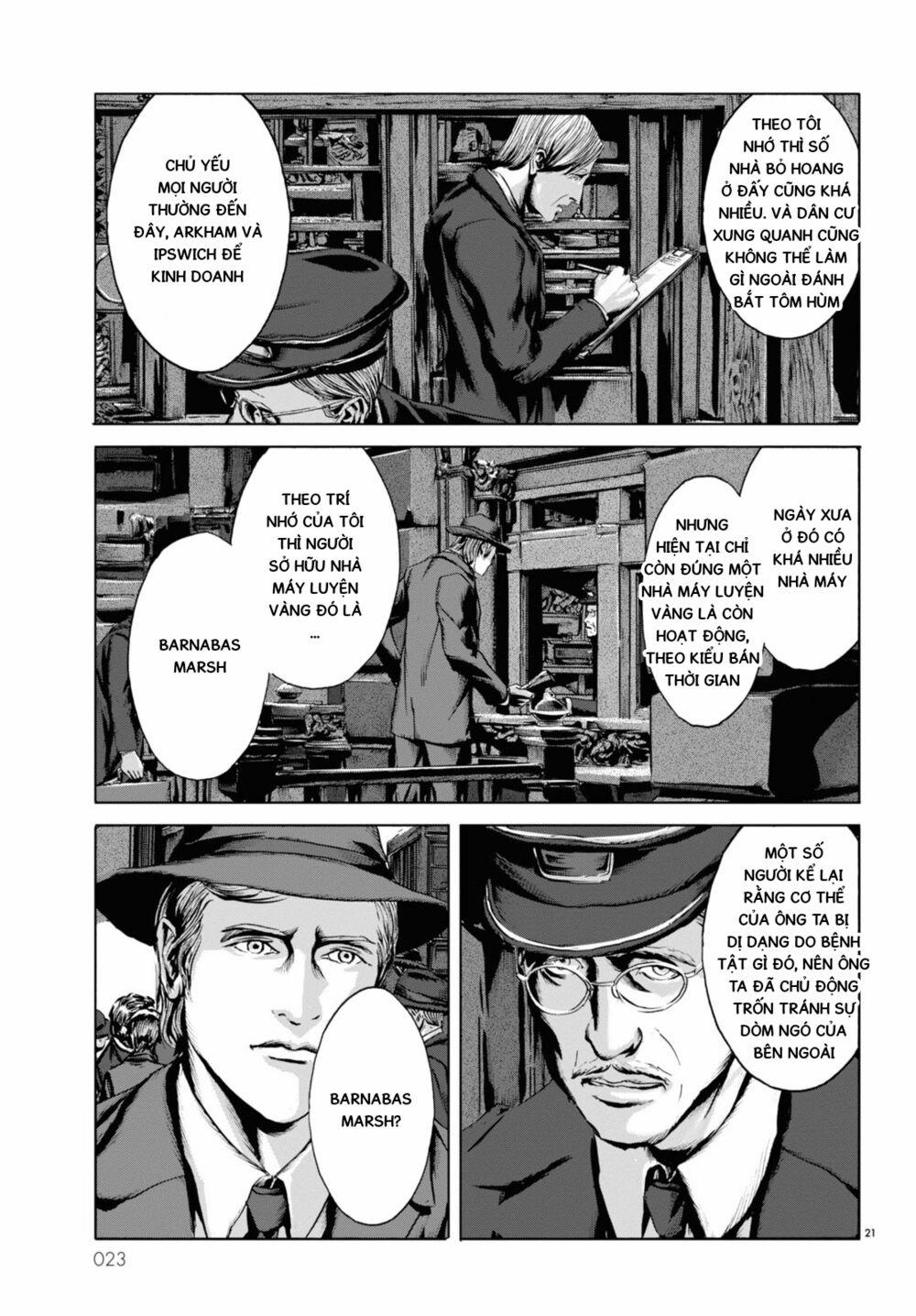 The Shadow Over Innsmouth (Innsmouth No Kage) 1 trang 19