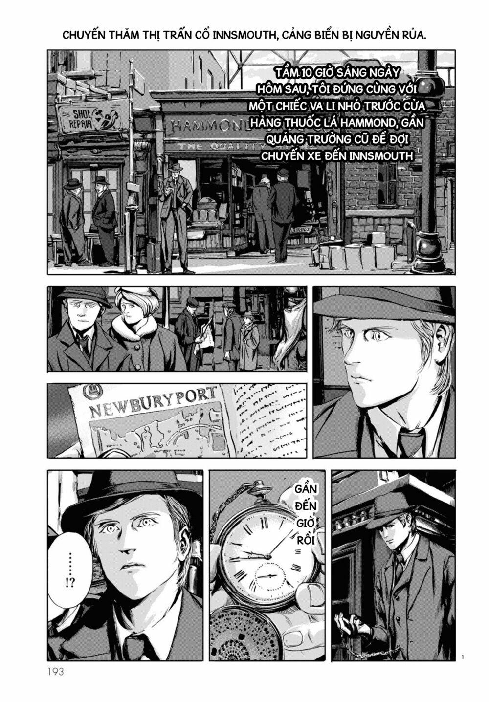 The Shadow Over Innsmouth (Innsmouth No Kage) 2 trang 1