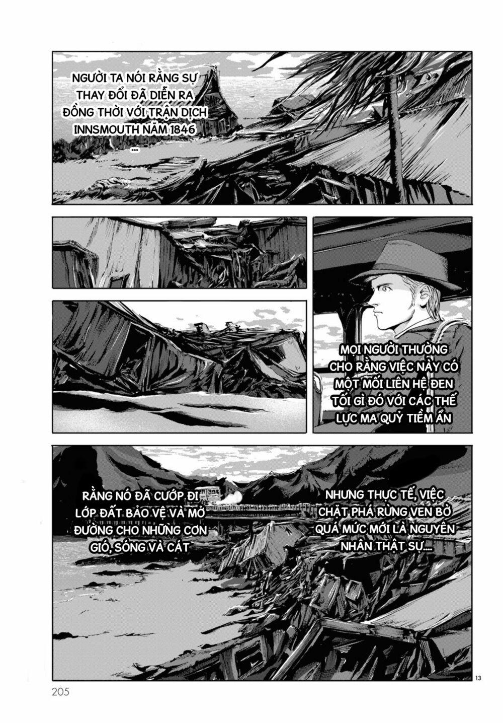 The Shadow Over Innsmouth (Innsmouth No Kage) 2 trang 13