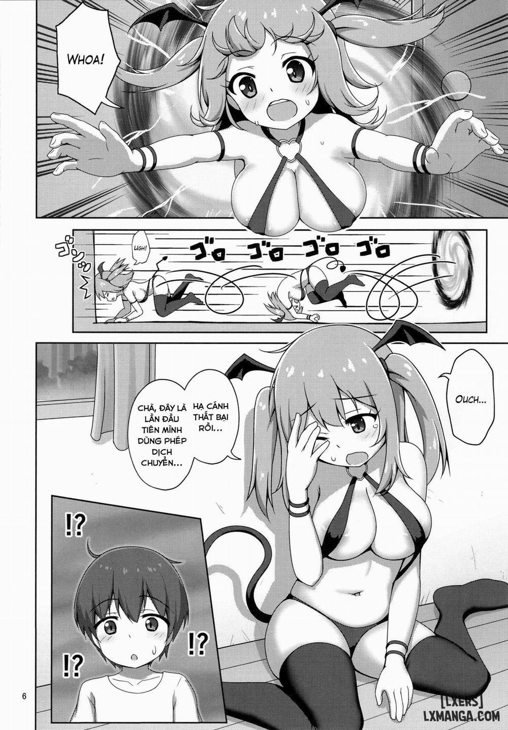 The Sheltered Succubus Meets A Little Boy Oneshot trang 4