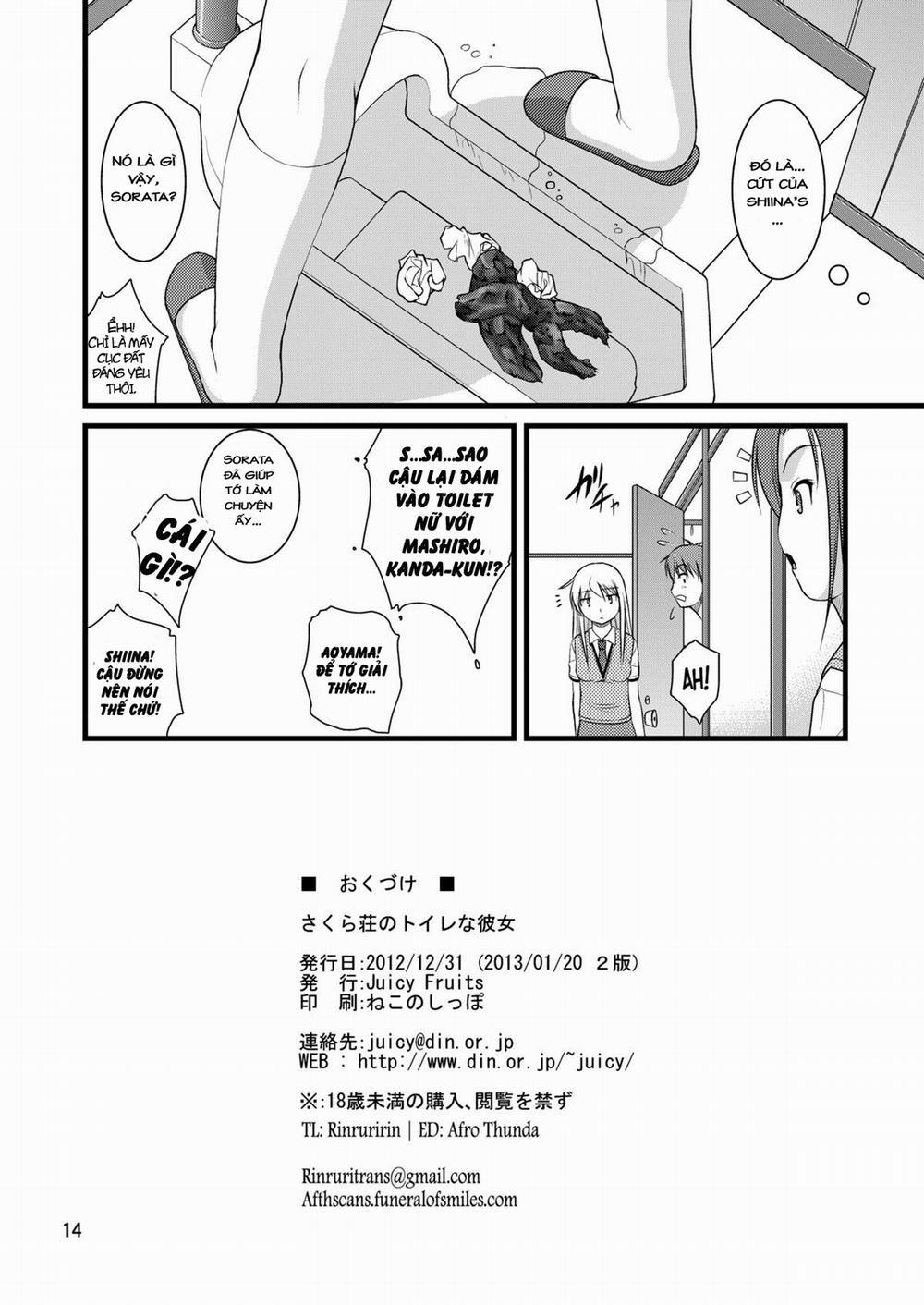 The Toilet Girl of Sakurasou Oneshot trang 14
