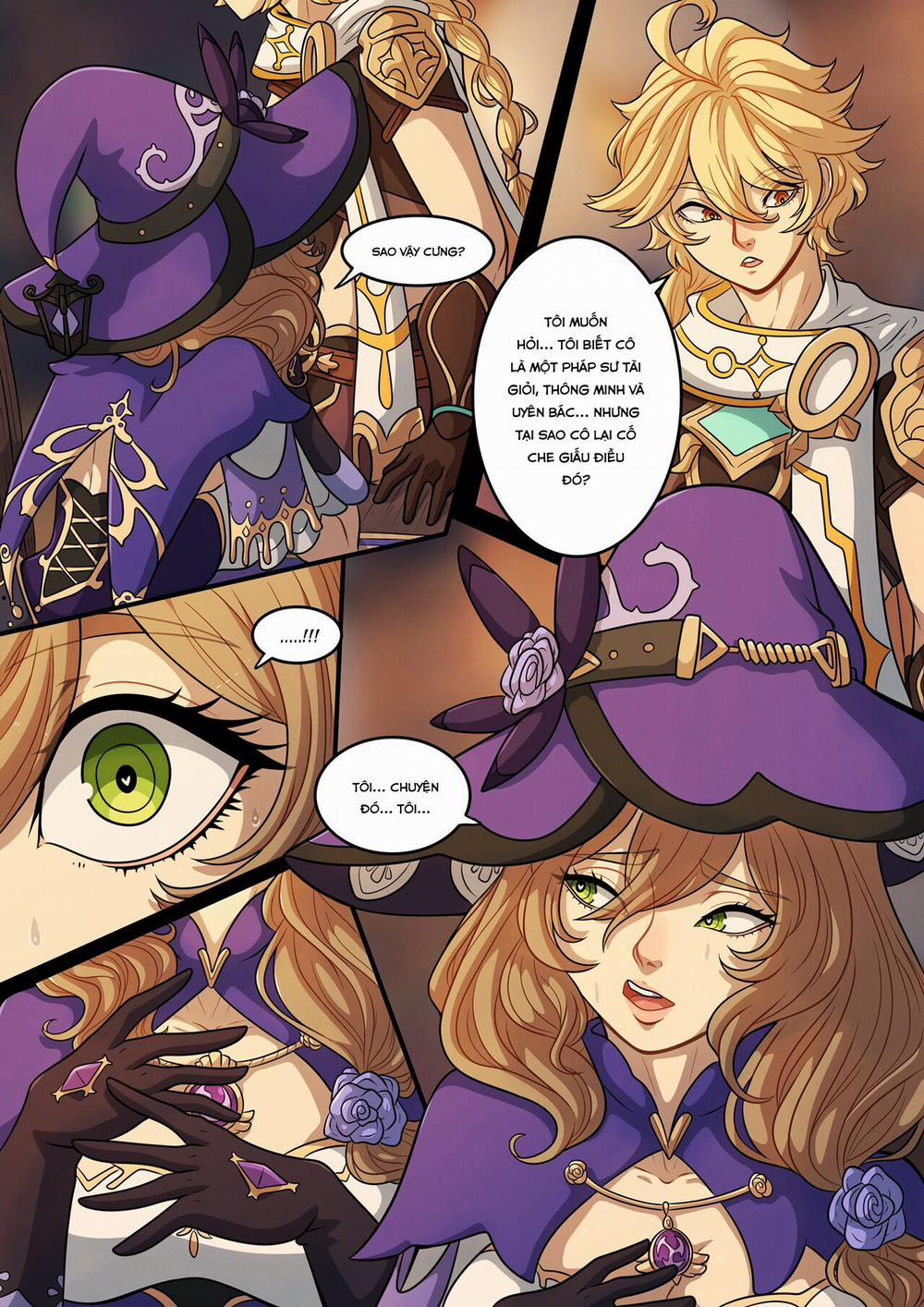 The Traveler's Guide to Teyvat's Heart-Lisa Oneshot. trang 7