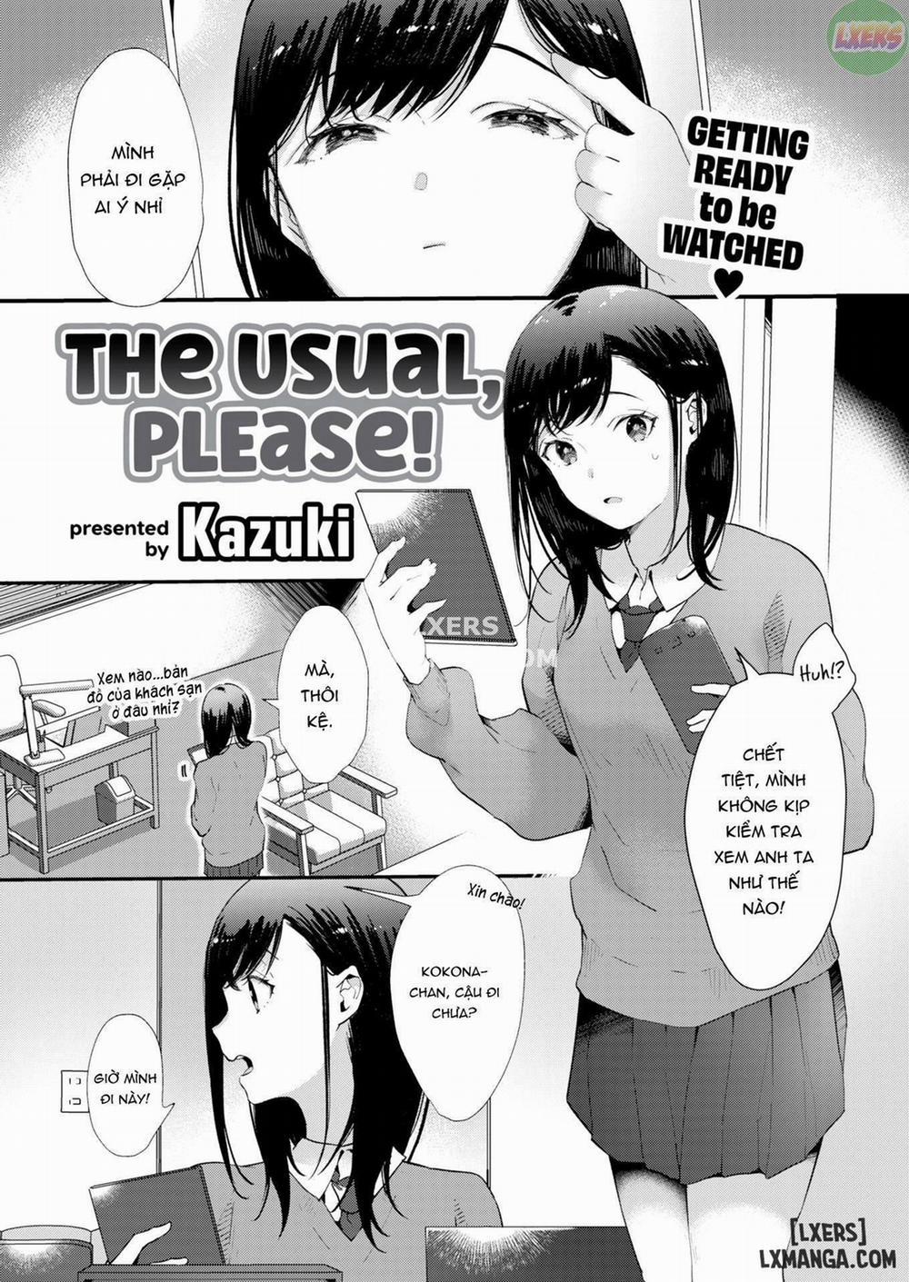 The Usual, Please! Oneshot trang 0