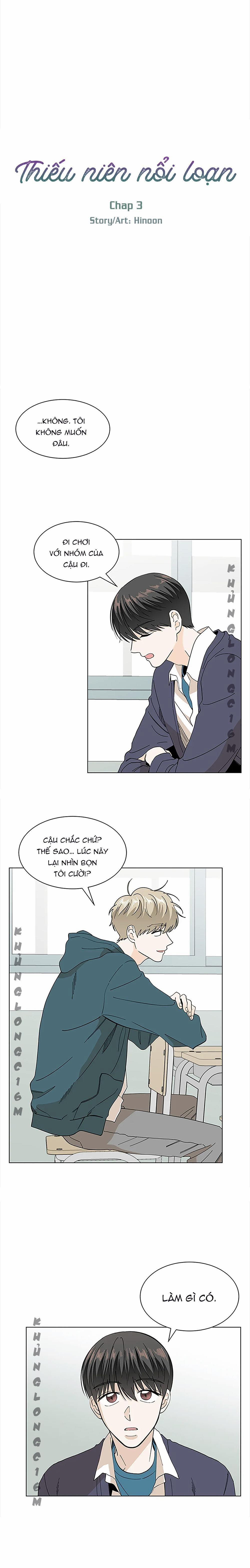Thiếu Niên Nổi Loạn 3 trang 1