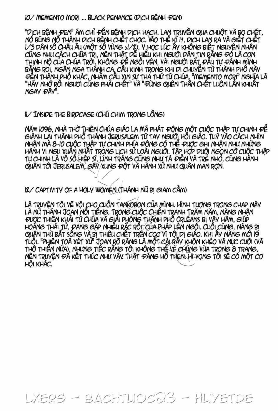 Thời Kỳ Bóng Tối 12 [End] trang 11