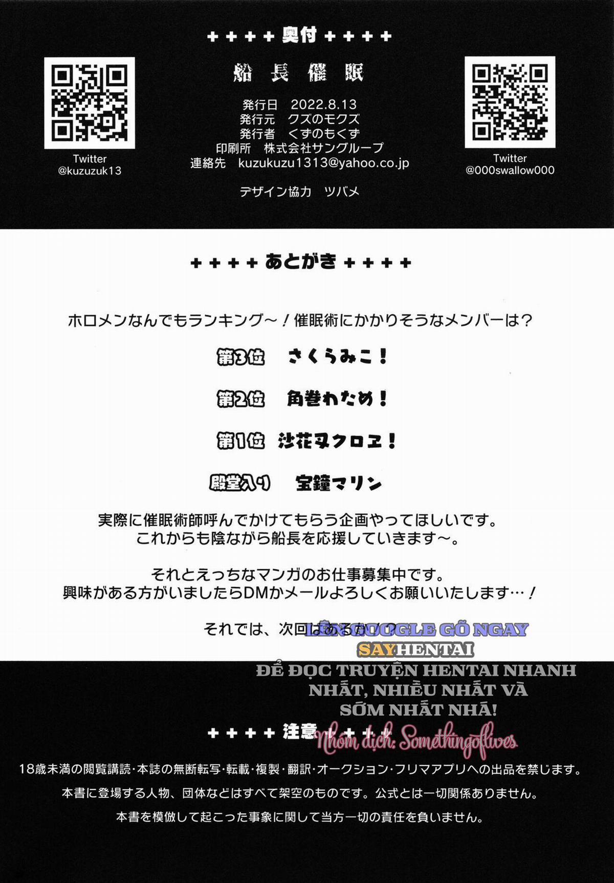 Thôi Miên Thuyền Trưởng 1 trang 20