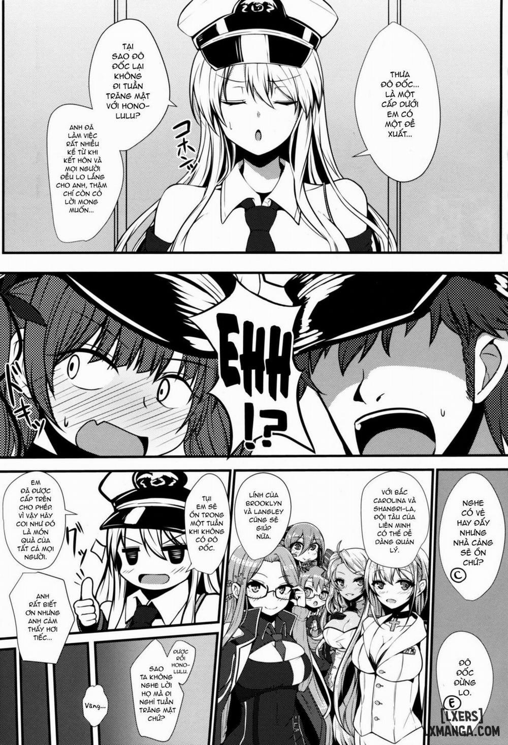 Three Days of Honeymoon with Honolulu Oneshot trang 1