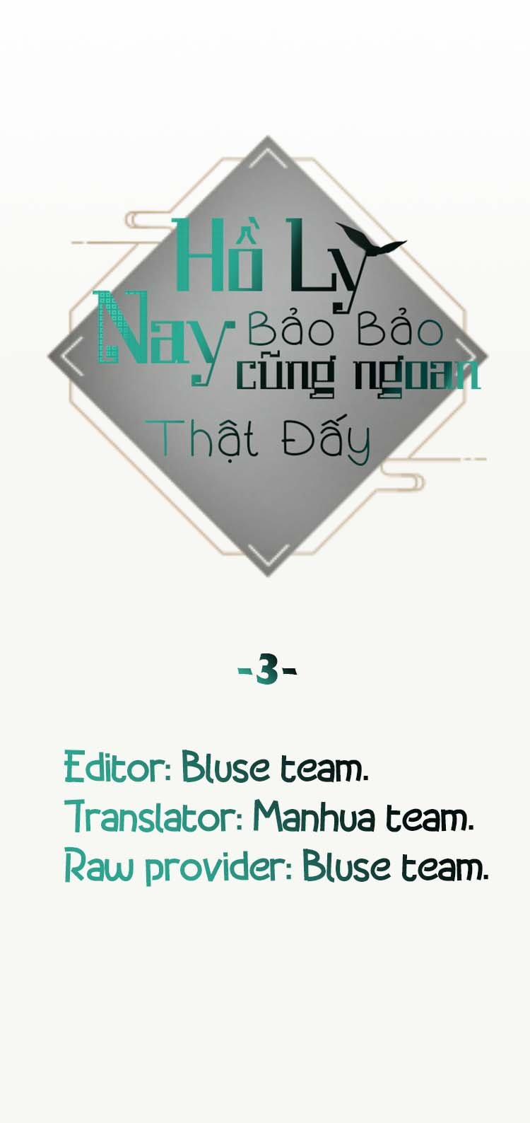 Tiểu Hồ Yêu Hôm Nay Ngoan Quá Vậy? 3 trang 2