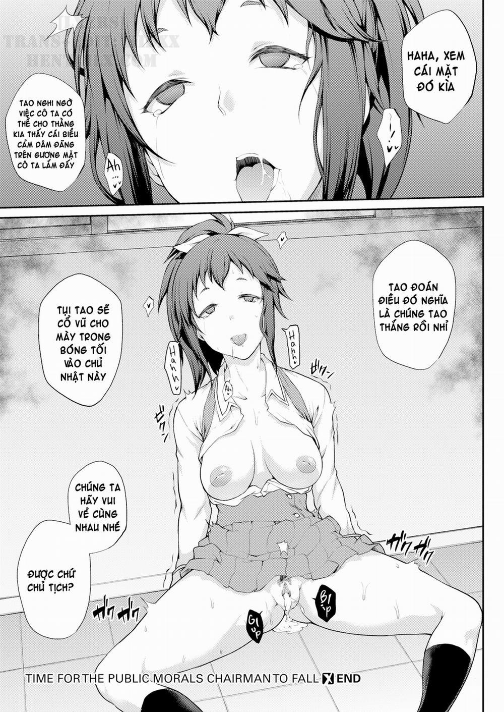 Time for the Public Morals Chairman to Fall Oneshot [Không che] trang 20