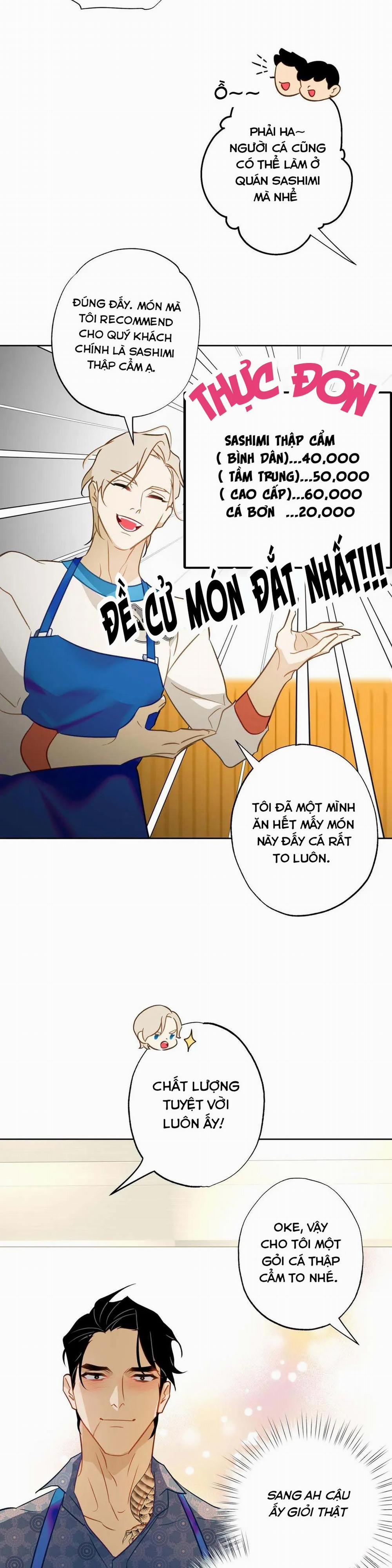 Tình Đầu Của Anh Chủ Quán Sashimi Là Người Cá 3 trang 10