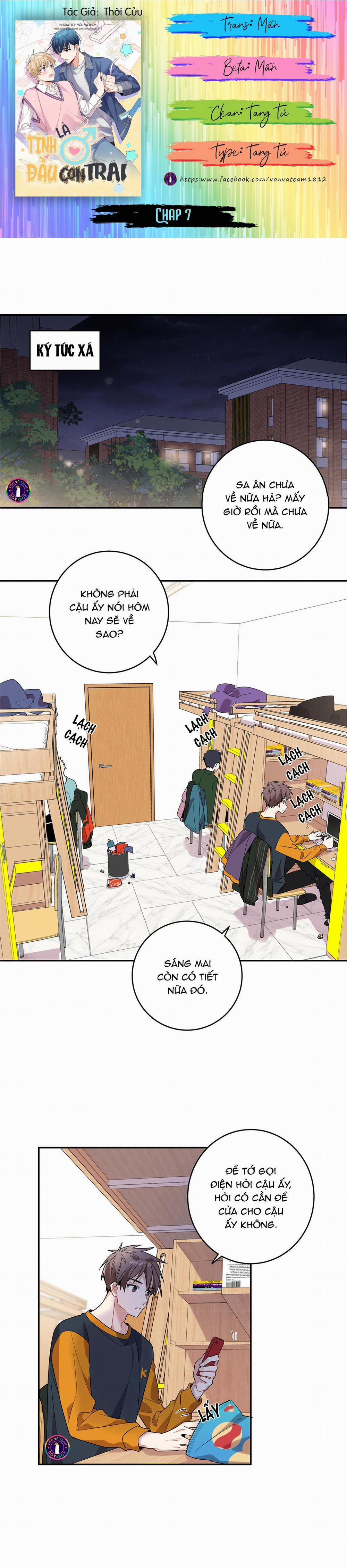 Tình Đầu Là Con Trai 7 trang 1