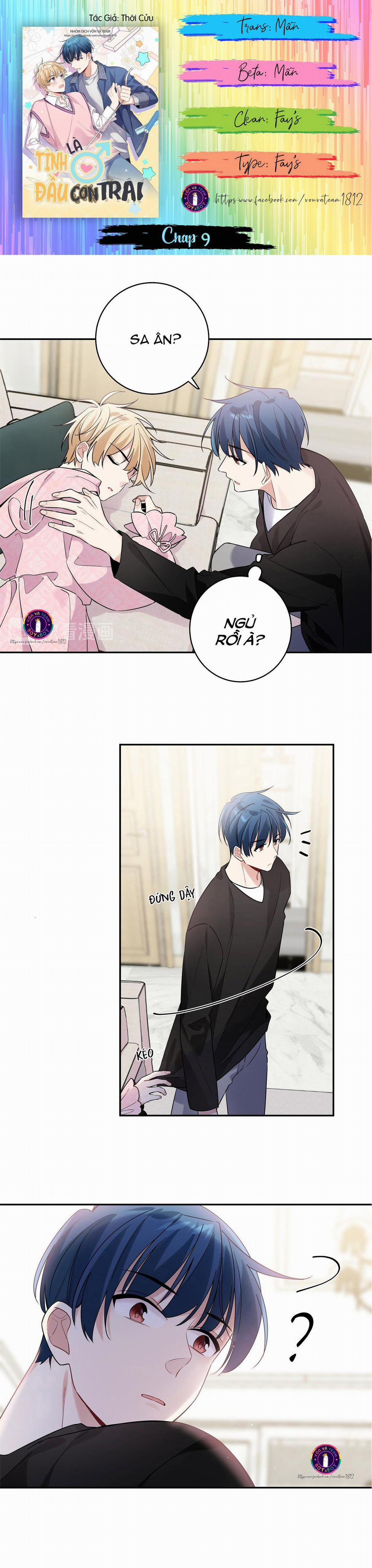 Tình Đầu Là Con Trai 9 trang 1