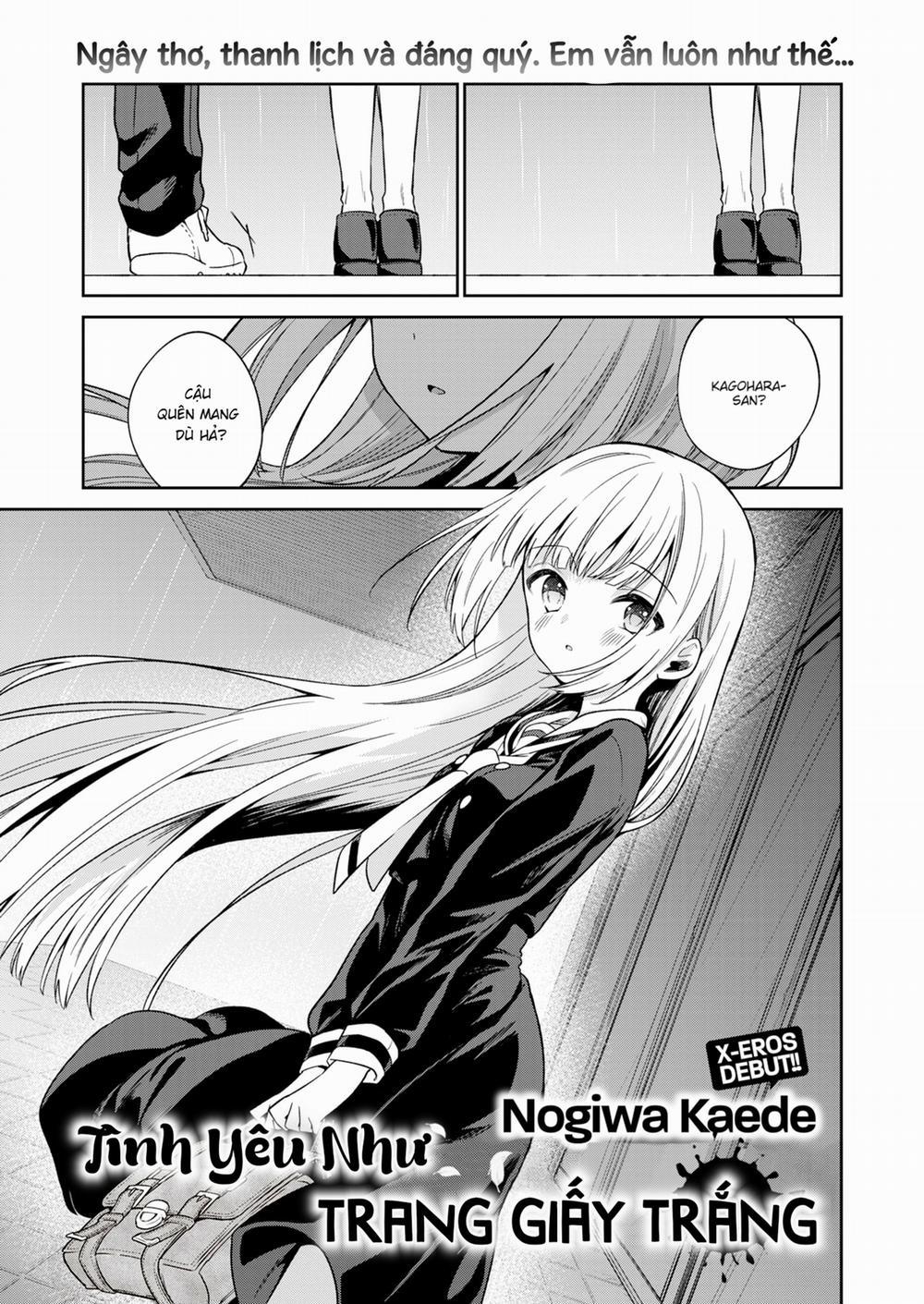Tình Yêu Như Trang Giấy Trắng Truyện ngọt lắm luôn 0 0 trang 1