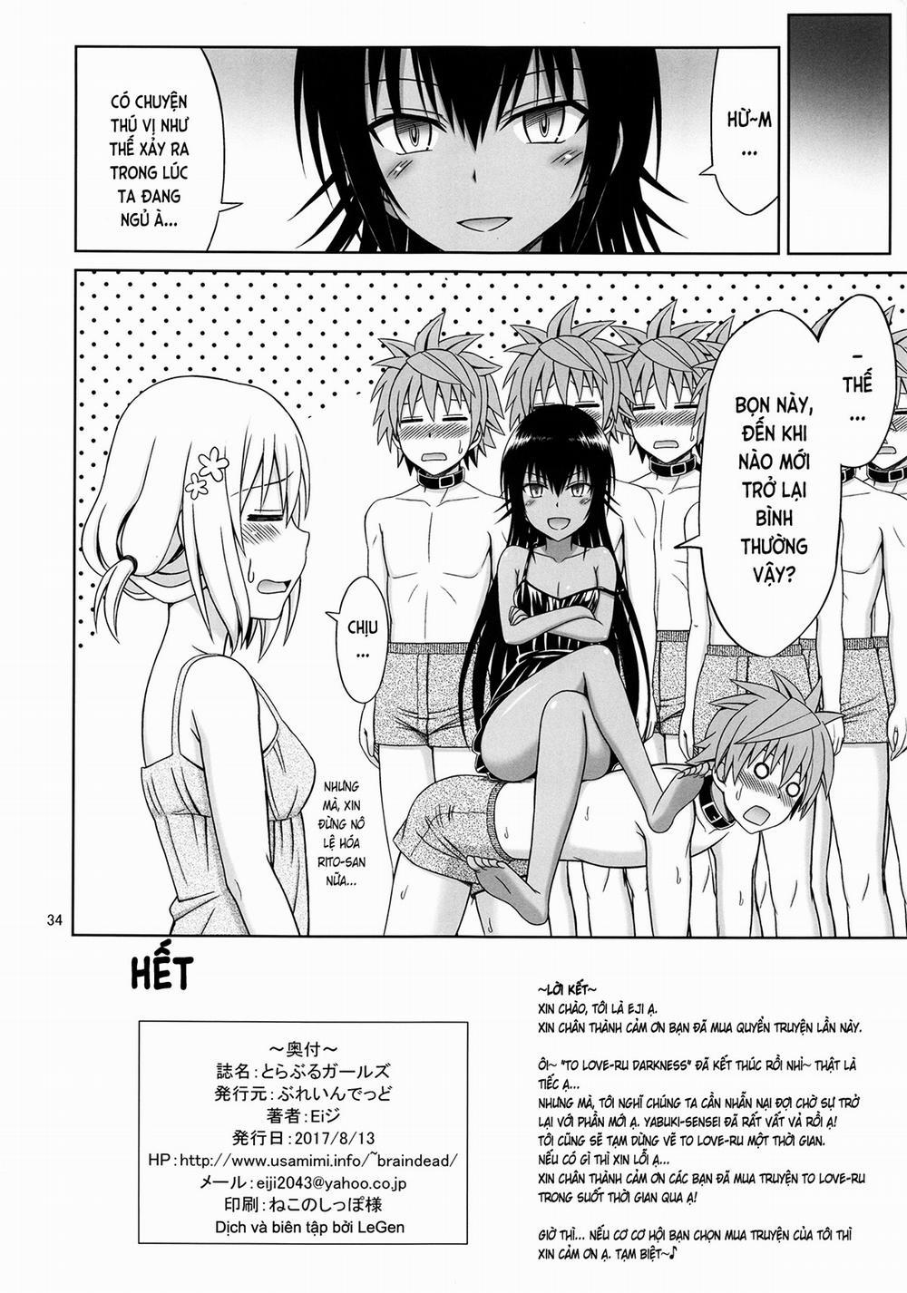 To LOVE-Ru Girls (To Love-Ru Darkness) Oneshot trang 32