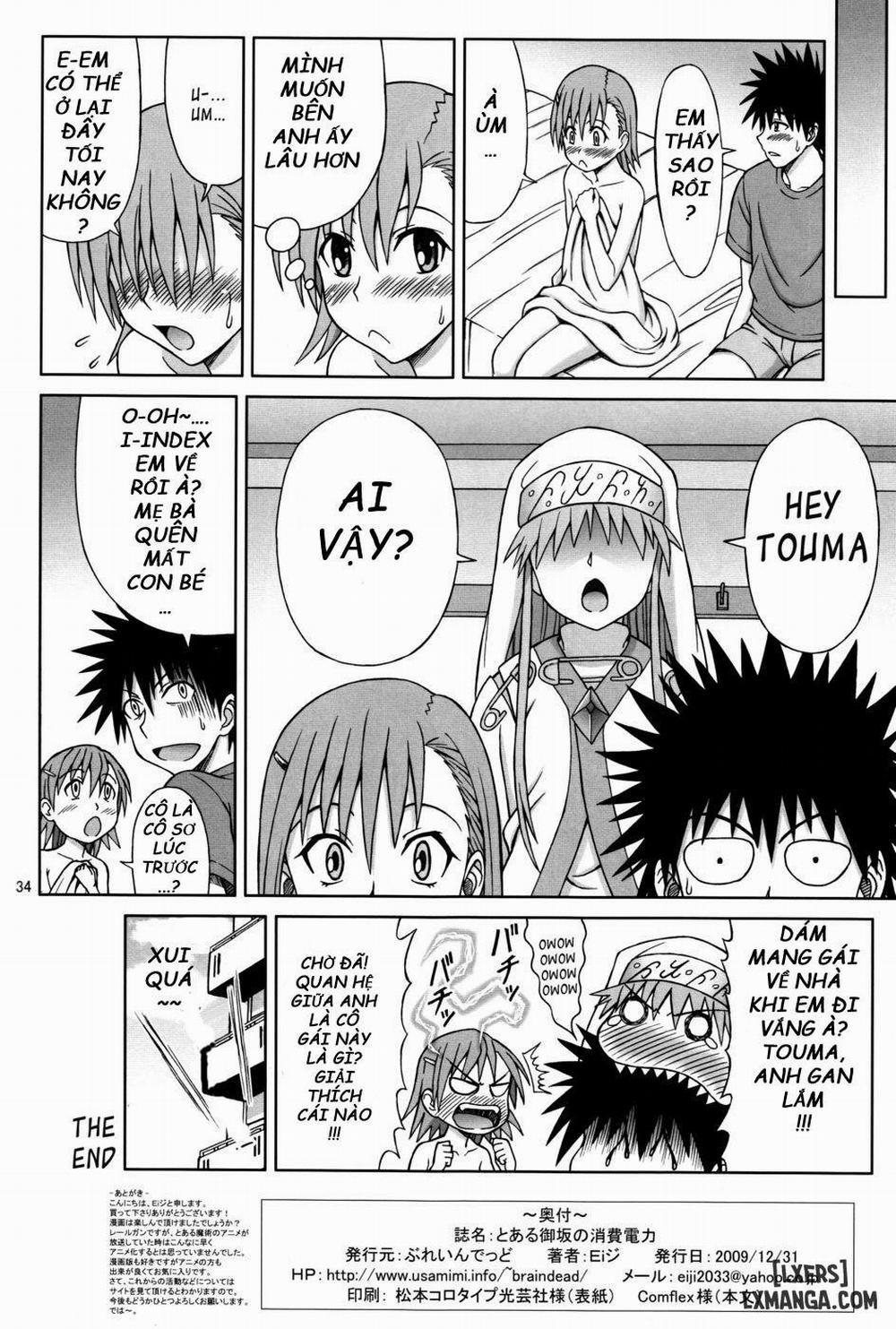 Toaru Misaka No Shouhi Denryoku Oneshot trang 33