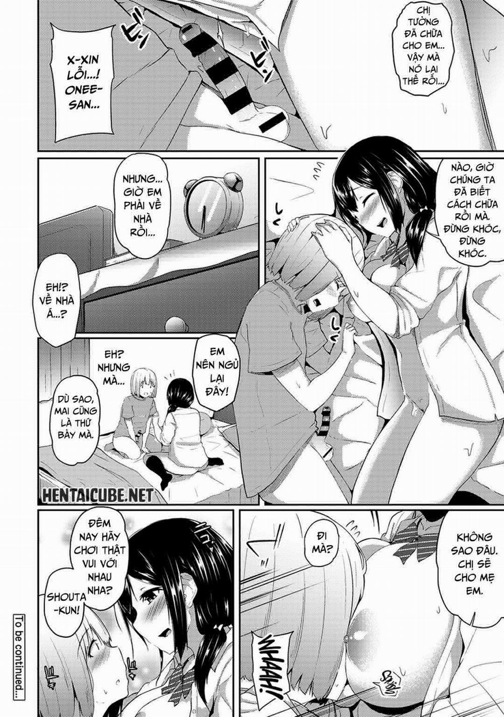 Tôi ấn nhầm huyệt làm em ấy cứng ngắc!? Bị mát xa ngược lại bằng cặc em ấy! 2 trang 25