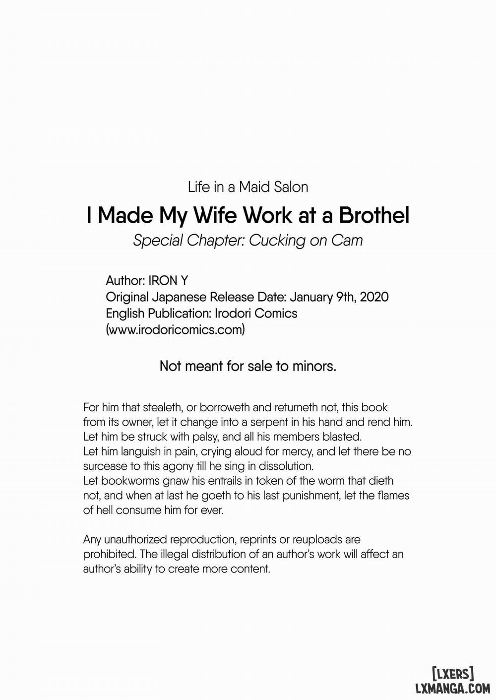 Tôi bắt vợ làm việc tại nhà thổ Special : Cucking on Cam trang 27