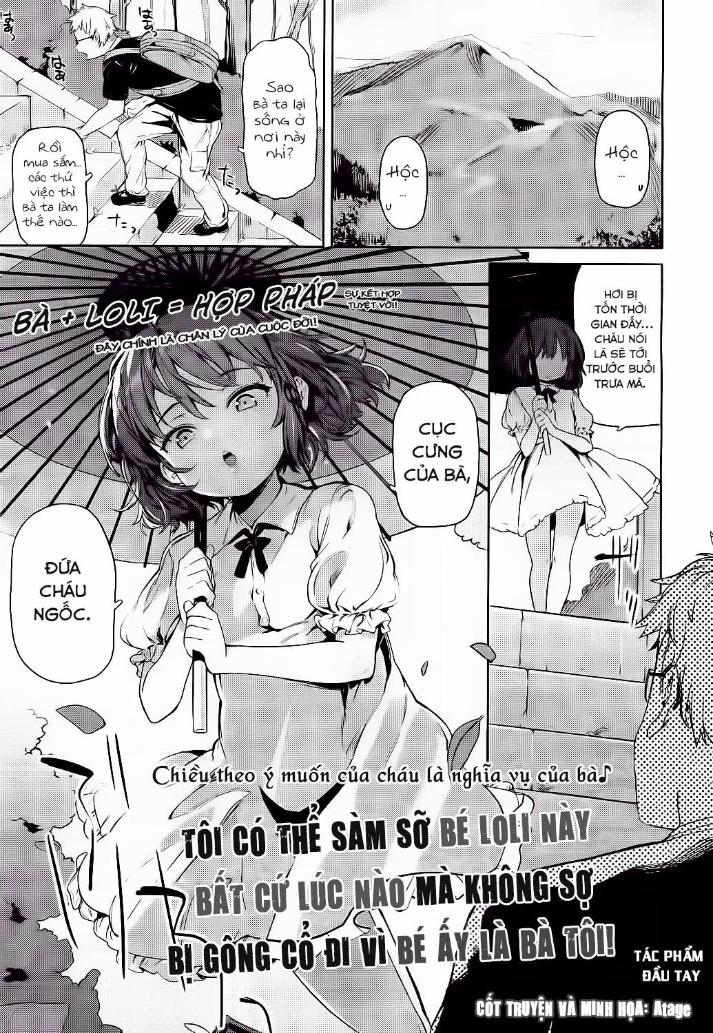 Tôi Có Thể Làm Bất Cứ Thứ Gì Với Bé Loli Mà Không Sợ Bị Gông Cổ Bởi Bé Ấy Là Bà Tôi! OneShot trang 1