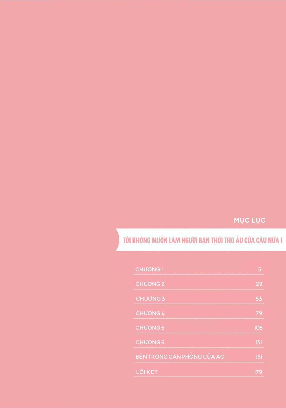 Tôi không muốn chỉ làm người bạn thời thơ ấu của cậu nữa 1 trang 4