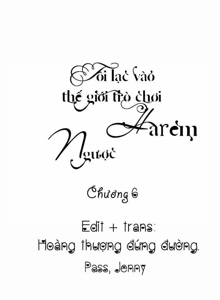 Tôi Lạc Vào Thế Giới Trò Chơi Harem Ngược 6 trang 1