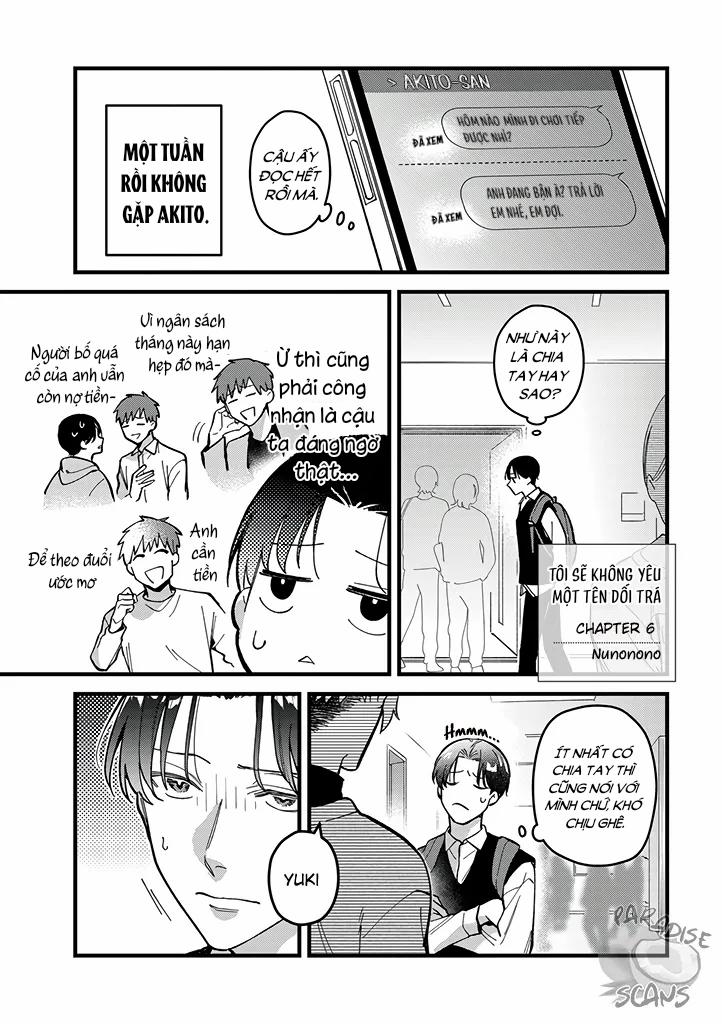 Tôi Sẽ Không Phải Lòng Tên Gian Manh Như Cậu 7 trang 1