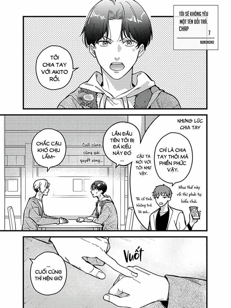 Tôi Sẽ Không Phải Lòng Tên Gian Manh Như Cậu 8 trang 1