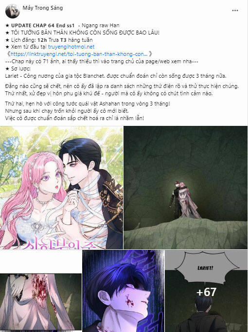 Tôi Tưởng Bản Thân Không Còn Sống Được Bao Lâu! 64.1 trang 36