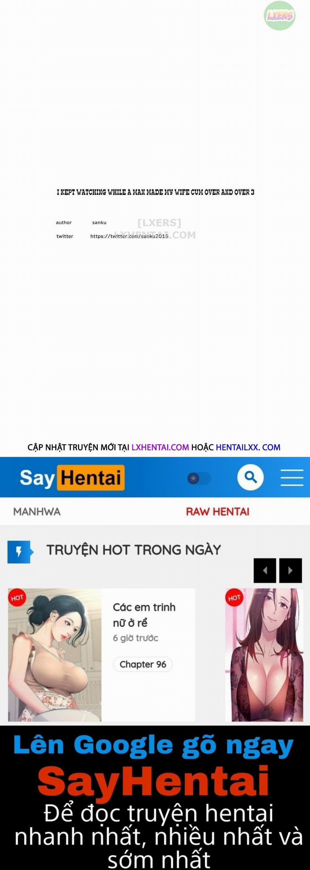 Tôi Vẫn Cứ Lén Xem Thằng Khác Đụ Vợ Mình Ra Liên Tục 3 - END trang 43