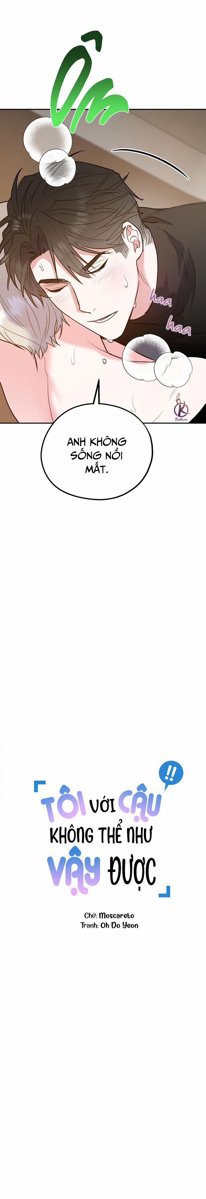 Tôi Với Cậu Không Thể Như Thế Này 46 trang 3
