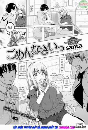 Bìa truyện tôi xin lỗi Chương 1