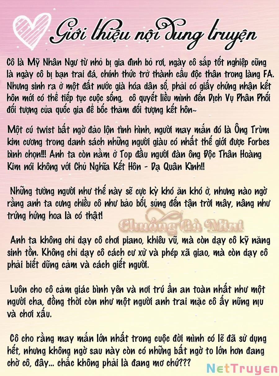 Tổng Tài Huyết Tộc Cực Sủng Cô Vợ Mỹ Nhân Ngư 1 trang 2