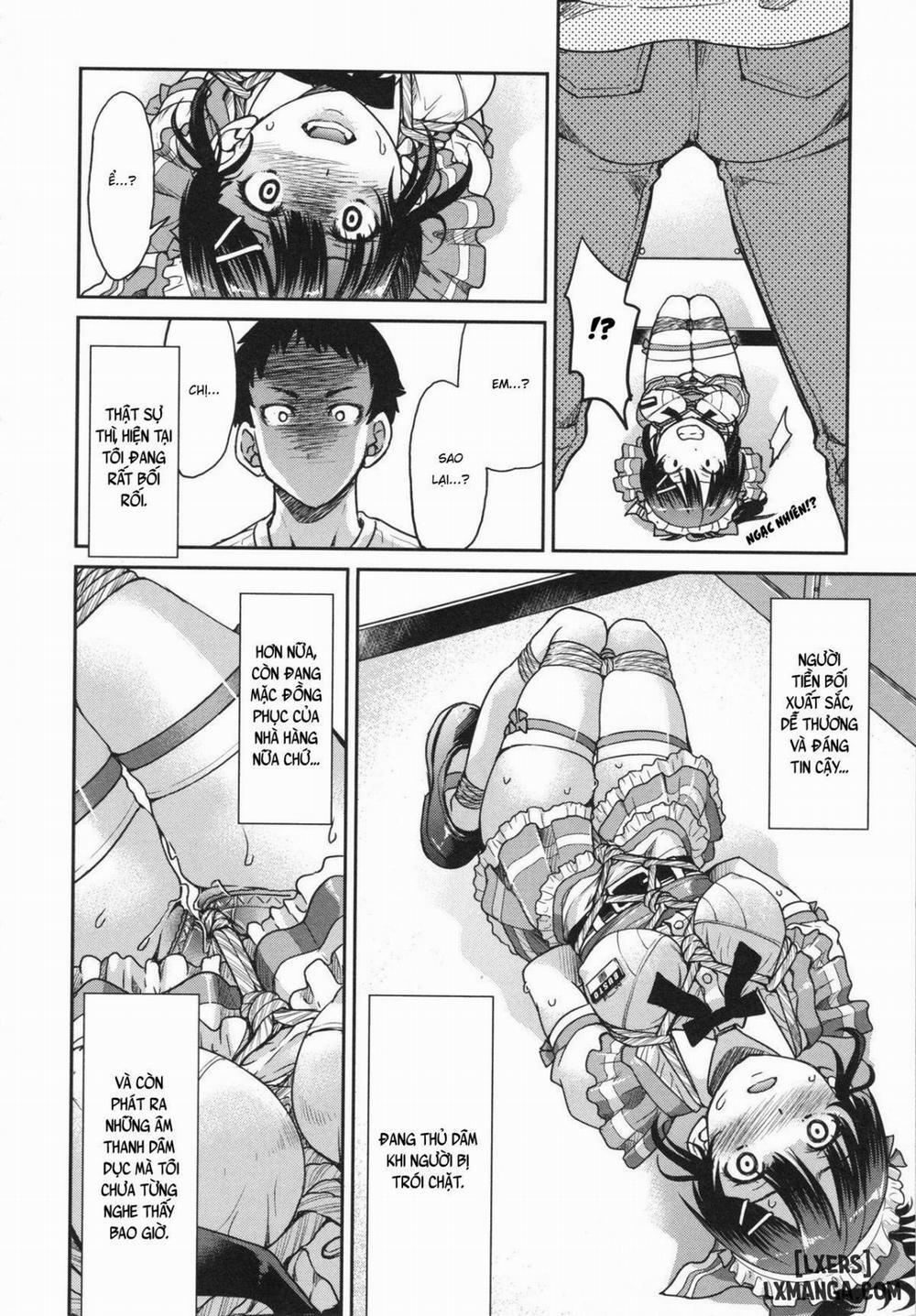 Toretate Famiresu Senpai wo Gyuutto Shibatta Gochisou Don Oneshot trang 17