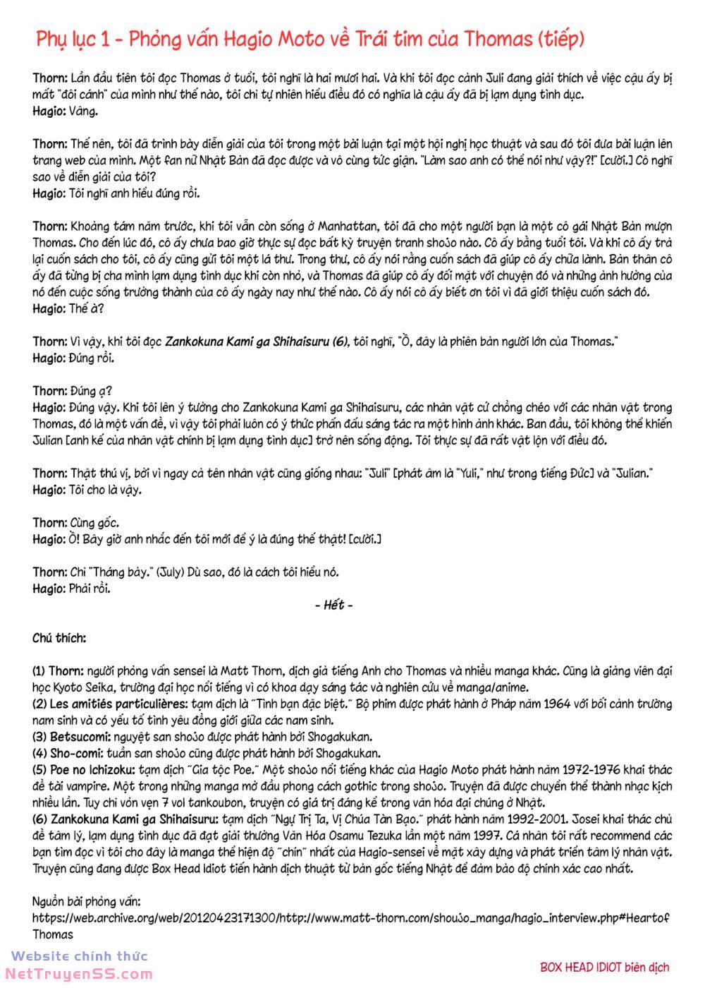 Trái Tim Của Thomas 33 trang 15