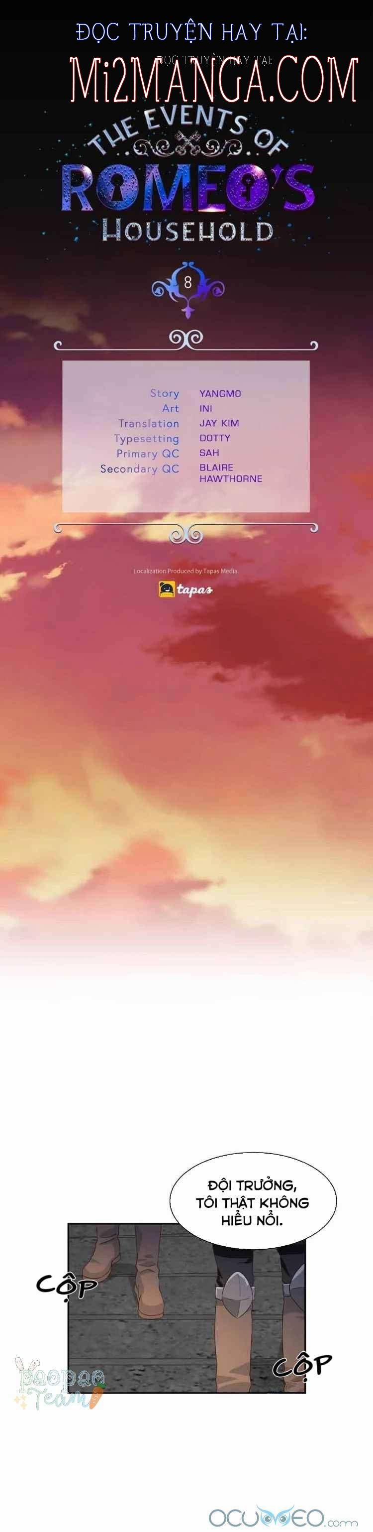 Tránh Ra, Romeo 8 trang 8