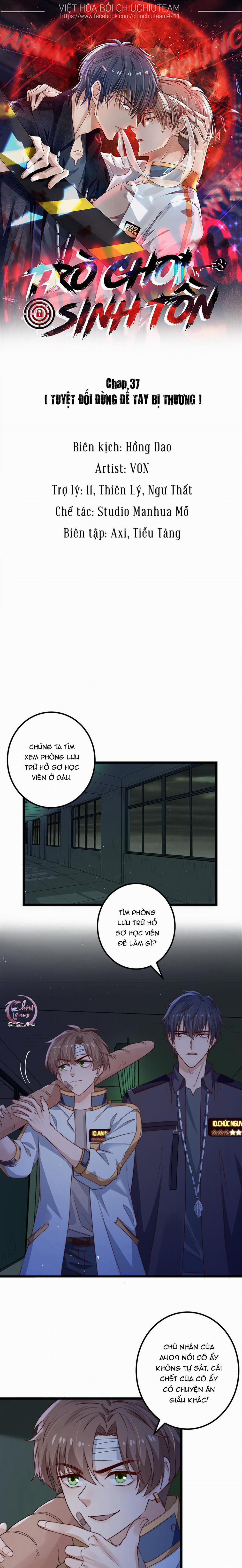 Trò Chơi Sinh Tồn(Tạm drop) 37 trang 0