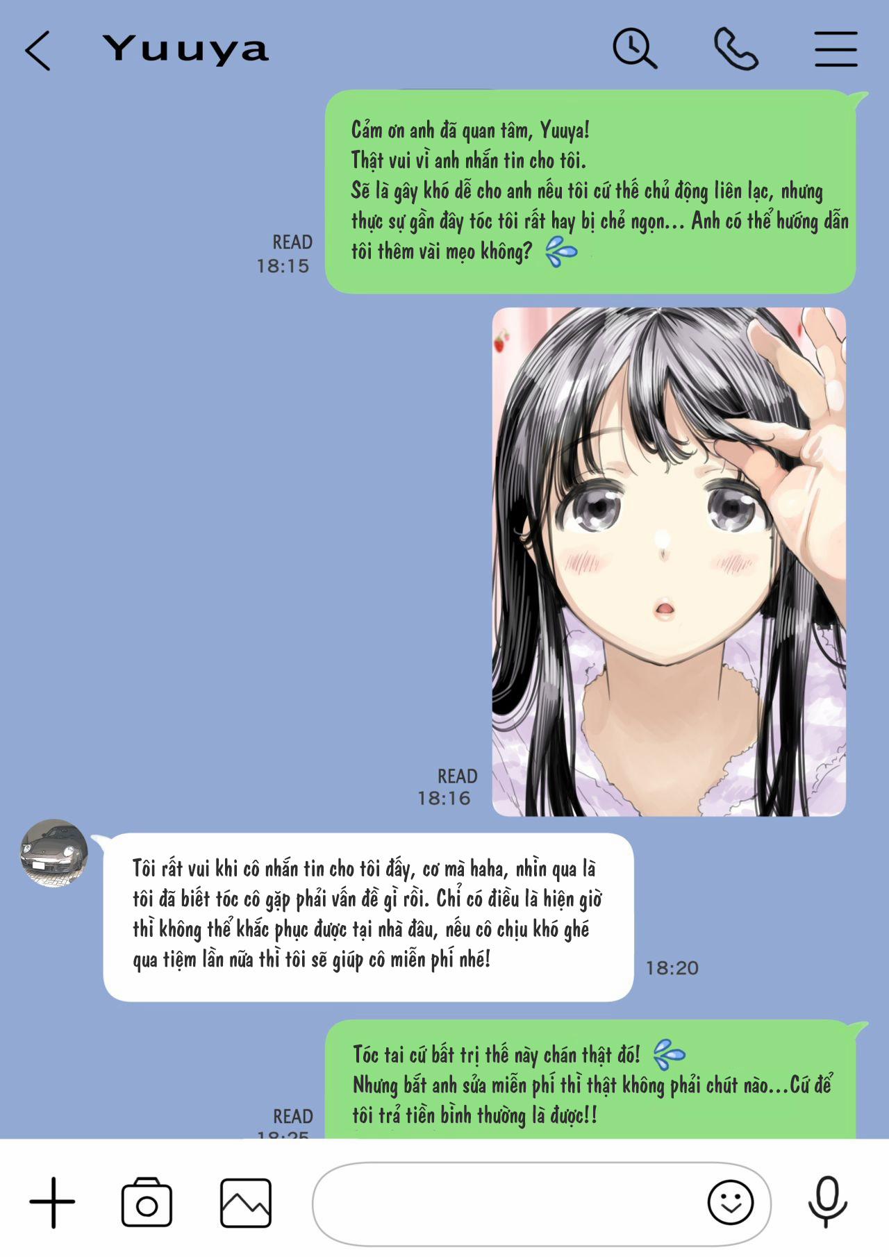 Truyện Phát hiện sừng khi xem trộm điện thoại bạn gái 1 trang 35