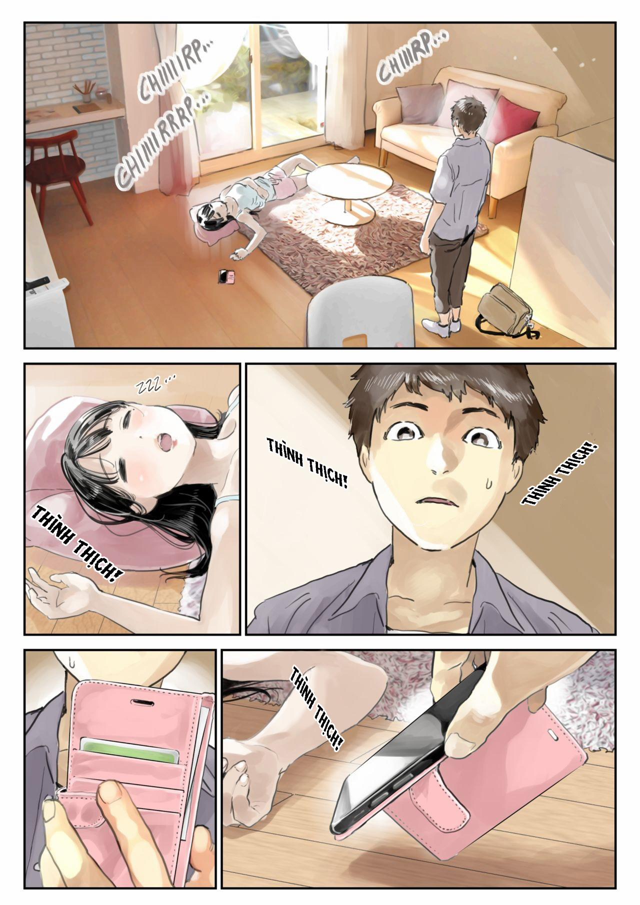 Truyện Phát hiện sừng khi xem trộm điện thoại bạn gái 1 trang 5