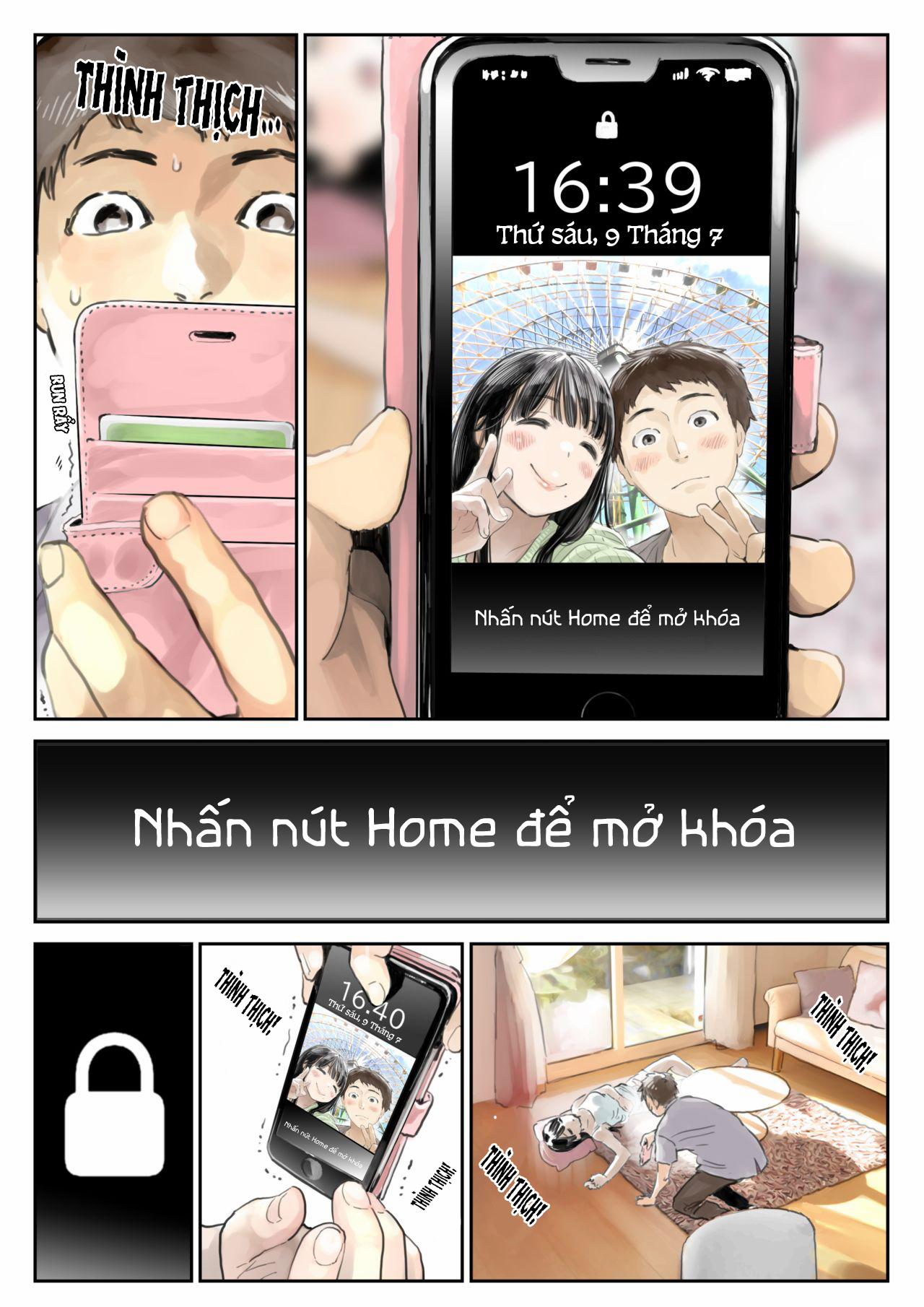 Truyện Phát hiện sừng khi xem trộm điện thoại bạn gái 1 trang 6
