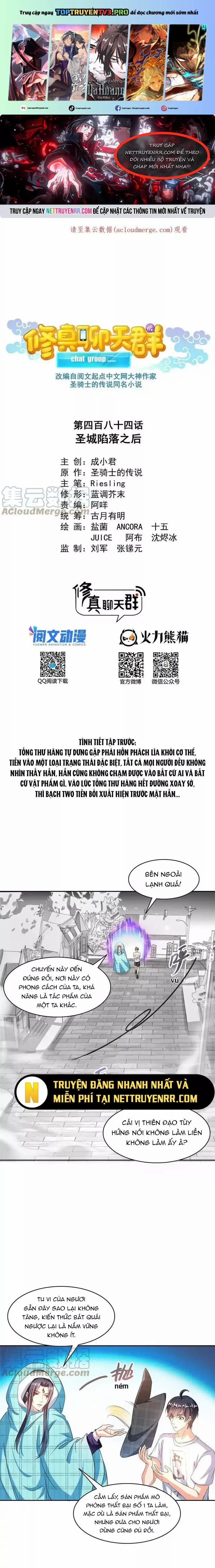 Tu Chân Nói Chuyện Phiếm Quần 484 trang 0