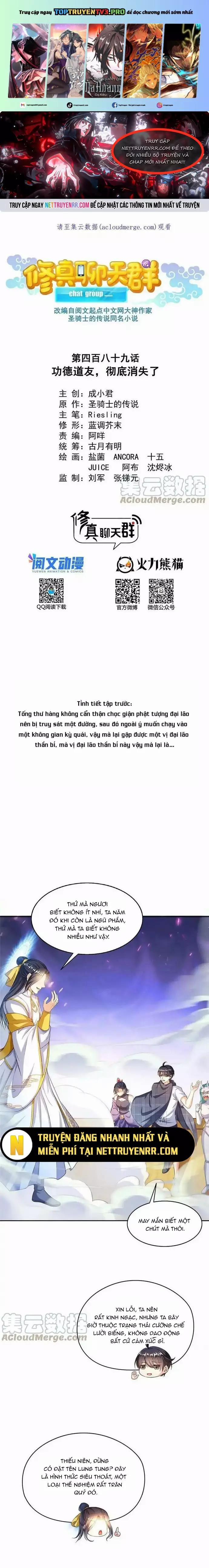 Tu Chân Nói Chuyện Phiếm Quần 489 trang 0