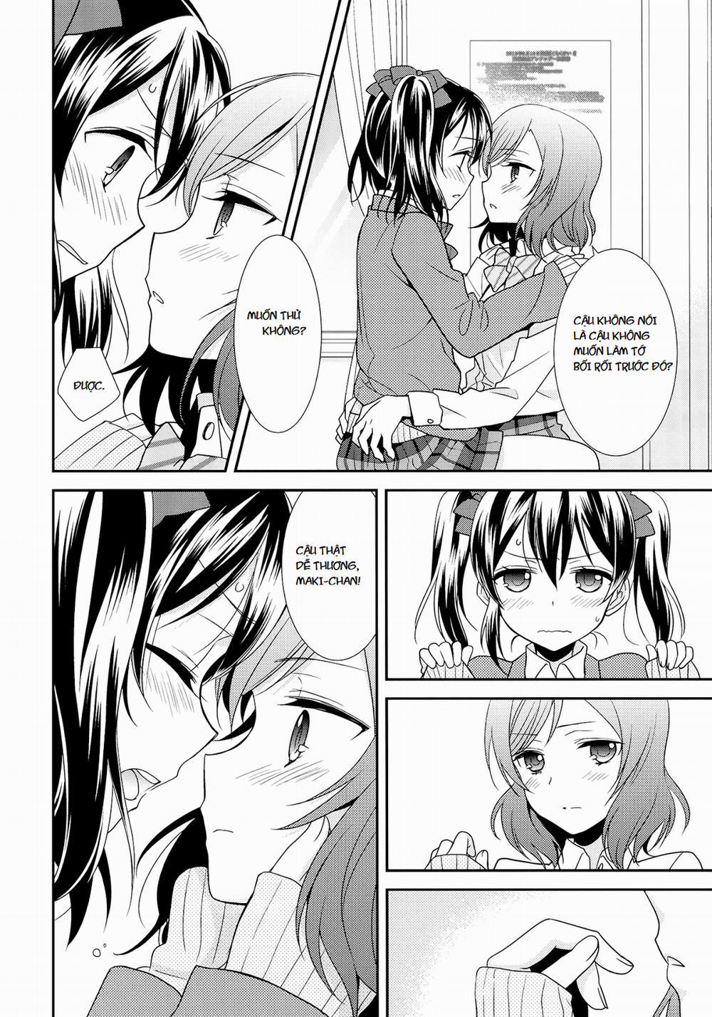 Uchuu No.1 Idol Nico-nii ga Choro Sugi Maki-chan ni Okoru no wa Atarimae desu. (Love Live!) Oneshot trang 9