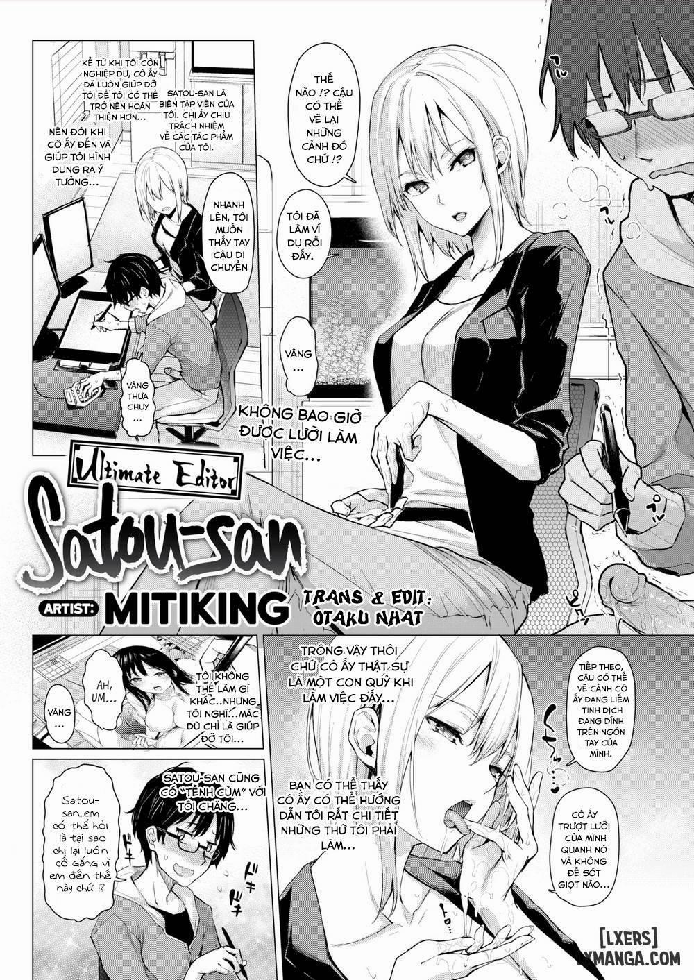 Ultimate Editor Satou-san Oneshot trang 1
