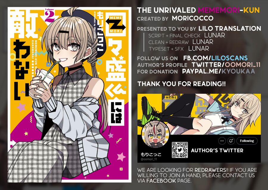 Unparalleled Mememori-Kun 11 trang 0