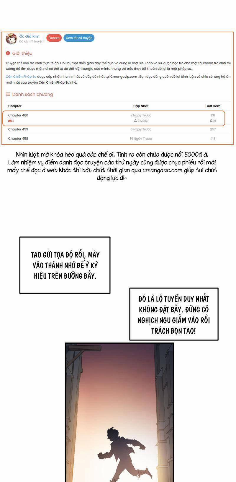 Võng Du Chi Cận Chiến Pháp Sư 461 trang 1