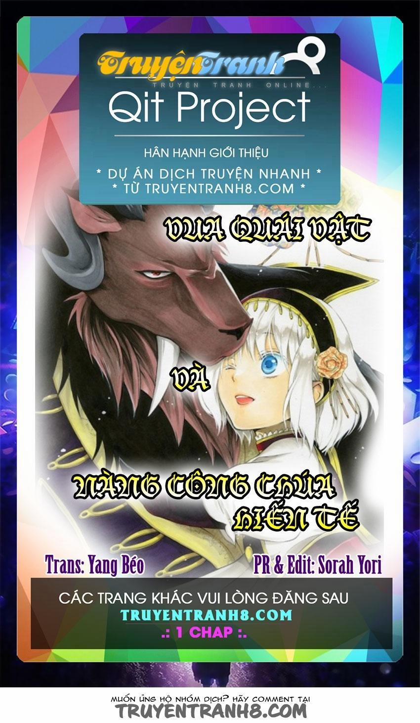 Vua Quái Vật Và Nàng Công Chúa Hiến Tế 8 trang 0